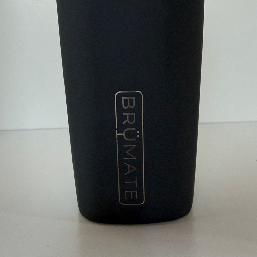 Brumate - Matte Gray - Highball Tumbler - 12oz- Travel Cup - Slider Lid - Skinny - Picture 2 of 7